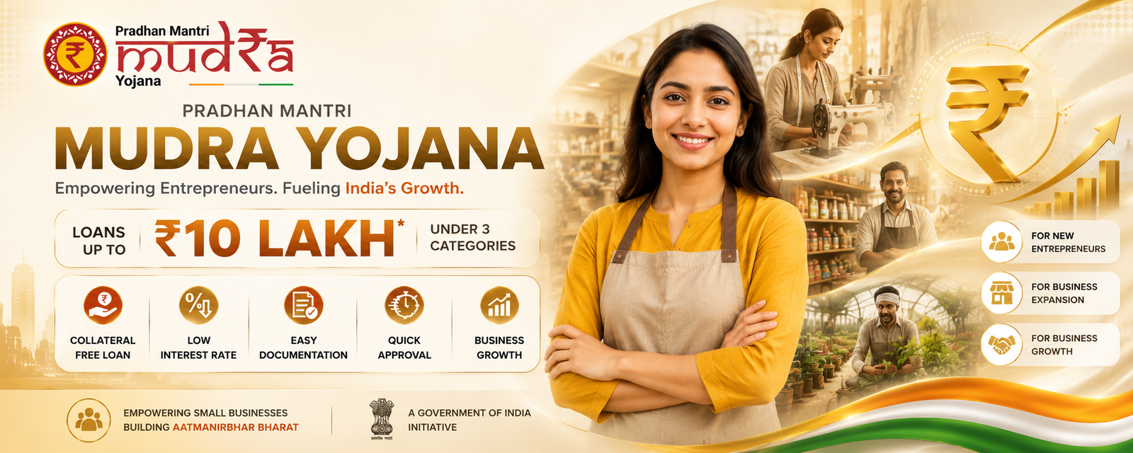 Mudra Loan Benefits - Empowering Small Businesses